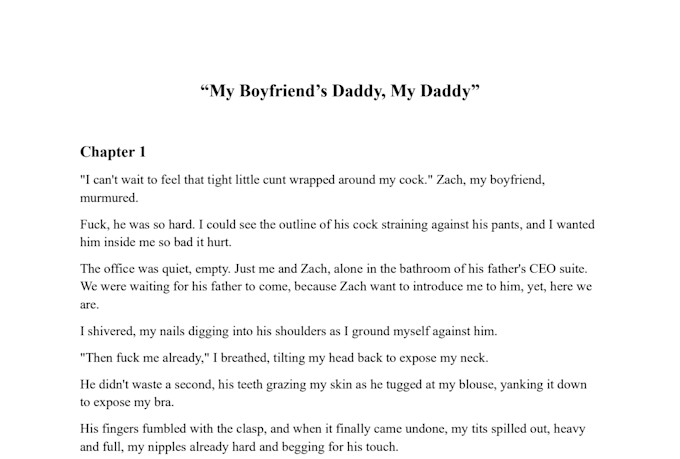 write your smut erotic story, any kinks, detailed and steamy